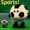 Football Kids RGB Night Light with 3 Brightness Levels