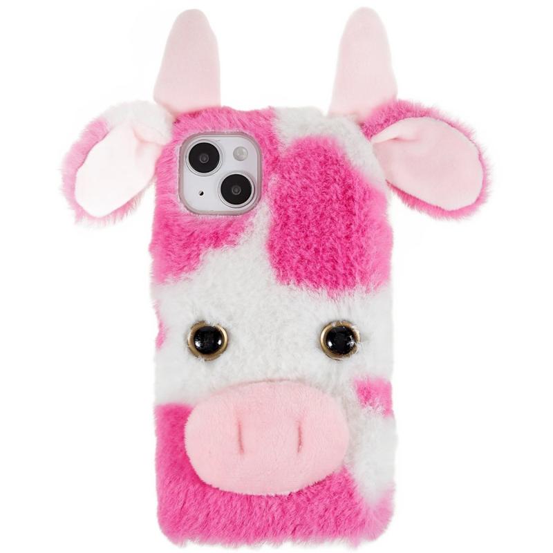 Fluffy Plush iPhone 14 Hybrid Case