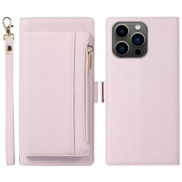 iPhone 14 Pro Max 2-in-1 Magnetic Wallet Case with Zipper