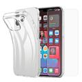 Saii 2-in-1 iPhone 15 Plus TPU Case & Tempered Glass Screen Protector