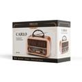 Forever CARLO JB-105 BT Electro FM Radio - 1200mAh Battery, Remote Control