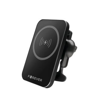 Forever MACH-100 Magnetic Wireless Charger / Car Holder - Black