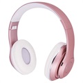 Forever Music Soul BHS-300 Bluetooth Headphones with Microphone - Pink