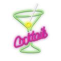 Forever Plexi Neon LED Light - Cocktails - Pink / Green