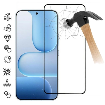 Honor 500 Full Cover Tempered Glass Screen Protector - 9H - Black Edge
