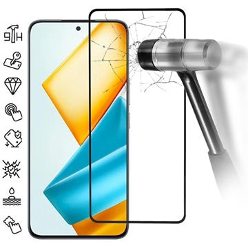 Honor 90 GT Full Cover Tempered Glass Screen Protector - Black Edge