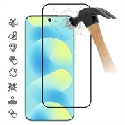 Huawei nova 16 Full Cover Tempered Glass Screen Protector - 9H - Black Edge