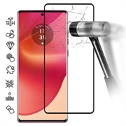 Motorola Edge 50 Fusion Full Cover Tempered Glass Screen Protector - Black Edge