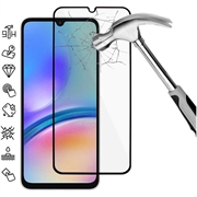 Samsung Galaxy A05s Full Cover Tempered Glass Screen Protector - Black Edge