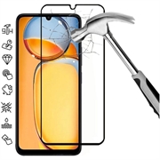 Xiaomi Redmi 13C 5G/Poco C65 Full Cover Tempered Glass Screen Protector - Black Edge