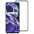 Full Cover Realme 8i Tempered Glass Screen Protector - Black