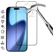 iPhone Air Full Cover Tempered Glass Screen Protector - 9H - Black Edge