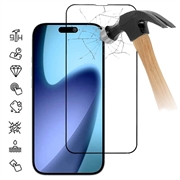 iPhone 18 Pro Full Cover Tempered Glass Screen Protector - 9H - Black Edge
