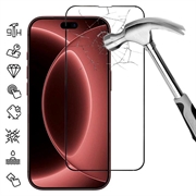 iPhone 18 Pro Max Full Cover Tempered Glass Screen Protector - 9H - Black Edge