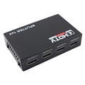 Full HD HDMI Splitter 1x4 - Audio & Video - Black