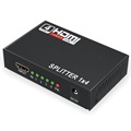 Full HD HDMI Splitter 1x4 - Audio & Video - Black