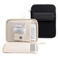 Full-Open Tablet/Laptop Sleeve with Multi-Compartments - Black
