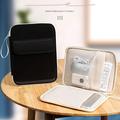 Full-Open Tablet/Laptop Sleeve with Multi-Compartments - Black