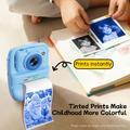 G01 Kids Instant Print Camera - 48MP, 1080P - Blue