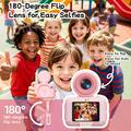 G01 Kids Instant Print Camera - 48MP, 1080P - Pink