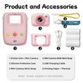 G01 Kids Instant Print Camera - 48MP, 1080P - Pink