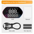G25 Universal GPS Speedometer HUD for Car, Motorcycle