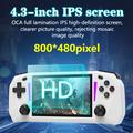 G33 4.3" Handheld Game Console with 20 Emulator Support - White