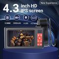 G60 Industrial Borescope/Endoscope - 10m Cable, 5.5mm Camera, 4.3" IPS Screen - Black