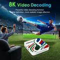 G96MAX Android 16 TV Box - 8K Chromecast, 8GB RAM, 128GB Storage, WiFi & 4K/8K Streaming Support