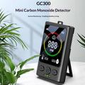 GC300 Mini 4-in-1 Carbon Monoxide Detector - CO/Combustible Gas/Temperature/Humidity Monitor