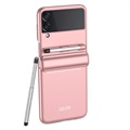 GKK Samsung Galaxy Z Flip3 5G Hybrid Case with Stylus Pen - Pink