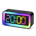 GS202-2 RGB LED Digital Alarm Clock with Night Light