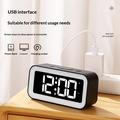 GS202-2 RGB LED Digital Alarm Clock with Night Light - Black