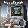 GT36 Bluetooth 6.0 Airplane Audio Transmitter - Dual 3.5mm Plug - Support 2 Headphones