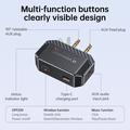 GT36 Bluetooth 6.0 Airplane Audio Transmitter - Dual 3.5mm Plug - Support 2 Headphones