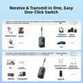 GT91 2-in-1 Audio Transmitter/Receiver - 3.5mm Jack, Bluetooth 6.0