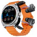GT99 2-in-1 Sports Smartwatch with Wireless Earphones