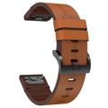 Garmin Fenix 6/5/5 Plus Genuine Leather Strap - Brown