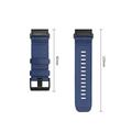 Garmin Fenix Tech-Protect Nylon Classic Strap - 47mm - Midnight Blue