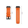 Garmin Fenix Tech-Protect Nylon Classic Strap - 51mm - Orange