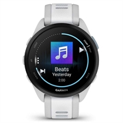 Garmin Forerunner 165 Music Smartwatch - 43mm - White