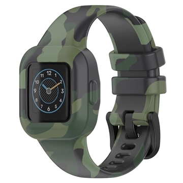 Garmin VivoFit Jr. 3 Soft Silicone Strap - Camouflage Green