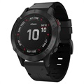 Garmin Fenix 6/5/5 Plus Genuine Leather Strap - Black