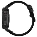 Garmin Fenix 6/5/5 Plus Genuine Leather Strap - Black