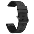 Garmin Fenix 6/5/5 Plus Genuine Leather Strap - Black