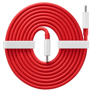 OnePlus Warp Charge USB Type-C Cable 5481100048 - 1.5m - Red / White