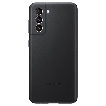 Samsung Galaxy S21 5G Leather Cover EF-VG991LBEGWW - Black