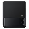 Samsung Galaxy Z Flip3 5G Leather Cover EF-VF711LBEGWW - Black