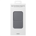 Samsung Super Fast Wireless Charger Duo with TA EP-P5400TBEGEU - Dark Grey