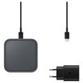 Samsung Super Fast Wireless Charger with TA EP-P2400TBEGEU - Dark Grey